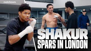 Shakur Stevenson Spars Cameron Vuong | Final Days In Camp For Floyd Schofield