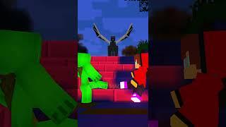 Ender Dragon vs JJ and Mikey | MAIZEN #shorts