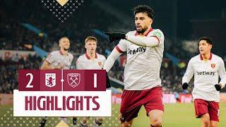 Aston Villa 2-1 West Ham | FA Cup Highlights