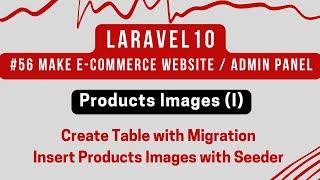 #56 Laravel 10 Tutorial | Products Images (I) |  Create Table | Insert Products Images