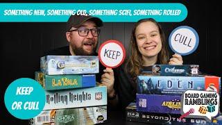 Something new, something old, something scifi, something rolled (Keep or Cull)