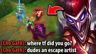 PINK WARD SHACO IS A LITERAL ESCAPE ARTIST! (CONFUSE THE ENEMIES)