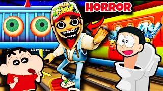 Shinchan Nobita Subway Horror : Chapter 1| Gameplay Challenge