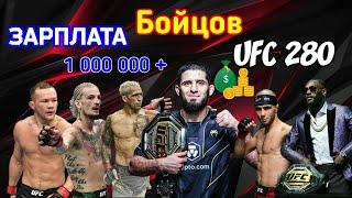 ГОНОРАРЫ за ТУРНИР UFC 280！Ислам Махачев|Оливейра|Пётр Ян|О'Мэлли|Стерлинг|Мокаев|Крылов|Петросян.