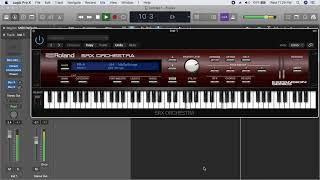 Roland SRX ORCHESTRA VST SOUNDS IN LOGIC PRO X