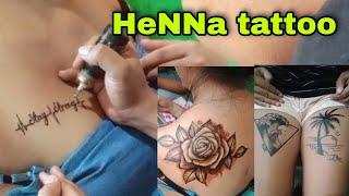 HENNA TATTOO | TEMPORARY TATTOO | ROSE TATTOO | HEARTBEAT TATTOO |