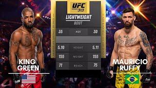 King Green vs Mauricio Ruffy Full Fight | UFC 313