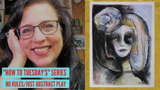 THIS WEK'S #HOWTOTUESDAYS LESSON IS ON PRACTICING THE NO RULES, RULE!! JUST ABSTRACT PLAY