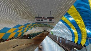 Kharkiv subway in Minecraft, construction of "Sportyvna"