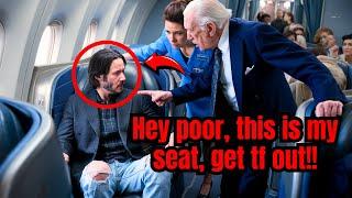 Man Insults Keanu Reeves on a First Class Flight – Instantly Regrets It When the Truth Is Reveal!