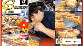  Colchon´s Pizza y sus ¡majestuosos challenges! con pizza de 2.5 kilos 