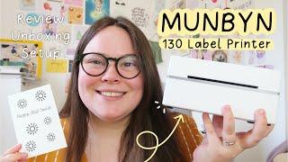 Munbyn 130 Label Printer  Unboxing + Review - printer set up | Shipping Label Printer