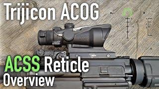 Trijicon ACOG ACSS Reticle Overview