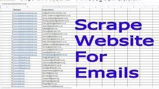 How To Scrape Websites For Email Addresses | Web Scraping Tutorial | Web Scraping