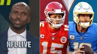 NFL LIVE | Jason McCourty NOT surprised if Mahomes & Chiefs fall to Justin Herbert & Chargers Sunday