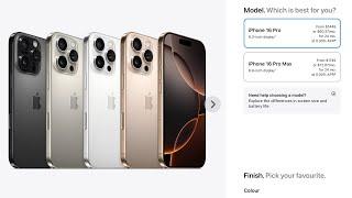 How to Buy an iPhone 16 Pro from apple.com