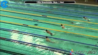 100m Breaststroke - Boys - 1 Heat