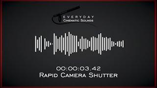 Rapid Camera Shutter | HQ Sound Effect