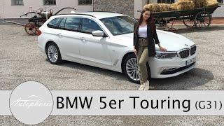 2017 BMW 5er Touring (G31): BMW 520d Touring Fahrbericht / Review (ENGLISH Subtitles) - Autophorie