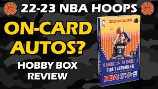 HOOPS!! 2022-23 Panini NBA Hoops Hobby Box Basketball Review