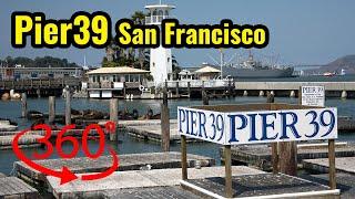 US Travel: San Francisco Pier39, VR 360 5.7K Virtual Reality - US Explorer