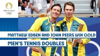 Matthew Ebden, John Peers win gold in men’s tennis doubles  | Paris 2024 highlights