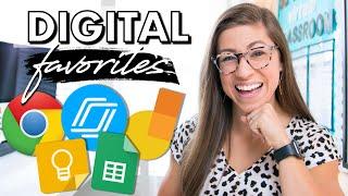 MY CURRENT DIGITAL FAVORITES | Best Websites for Virtual Teaching!