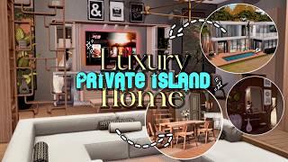 A REALISTIC MODERN LUXURY PRIVATE ISLAND HOME │ The Sims 4│THE EXIST SAVE FILE