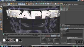 "CINEMA 4D TUTORIAL" How to Wrap/Curve your Text..!!