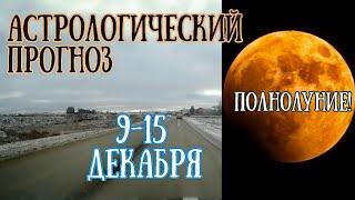 Гороскоп на неделю с 9 по 15 декабря  Полнолуние заблуждений!