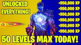 Get 50 Level Up NOW And EASY 2,500,000 XP Glitch + AFK by Earning 30 Accounts Levels in Fortnite!