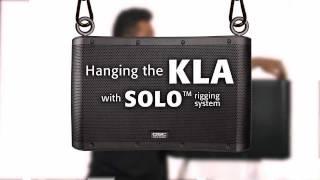 KLA SOLO Rigging - Line Array Rigging Made Easy