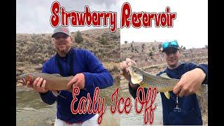 Strawberry Reservoir Ice Off Fishing (Early)