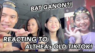 REACTING to ALTHEA’s OLD TIKTOK VIDEOS! (LAPTRIP ) | Grae and Chloe