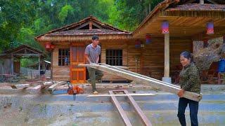 New turning point of KONG and NHAT, a young couple: Prepare materials to build a sturdy gate