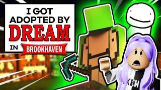 I Got Adopted By DREAM In Roblox Brookhaven PT 1  ( Roblox Brookhaven RP)