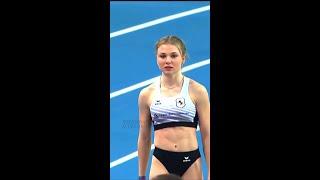 Young Star's First Senior Meeting   Chiara Sistermann•German Indoor Championship#shorts