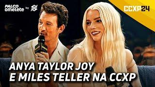 WOW! ANYA TAYLOR-JOY e MILES TELLER ficam IMPRESSIONADOS com o BRASIL na CCXP