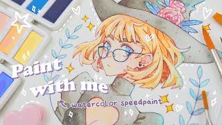  Paint with me // ft. Watercolor Set I Bought on AliExpress! ️