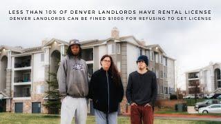 Denver Landlords Will Be Fined $1000 For Refusing To Get Rental License