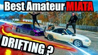 Best Amateur Miata Drifting. Turbo MX5 Battles POV - Best MX5 NB Drift