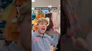 Siblings Costume Shopping!