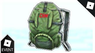 [EVENT] How to get the CHM CAMPING BACKPACK in TECHQUEST | Roblox