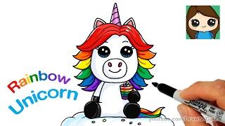 How to Draw a Rainbow Unicorn Easy