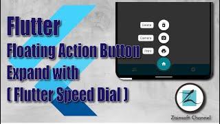 #8 Flutter Floating Action Button Expand Speed Dial | Flutter Tutorials | Material Components Widget