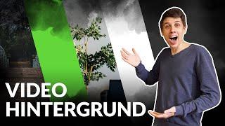 Der richtige Videohintergrund? Green Screen, Studio, Whiteboard, ...