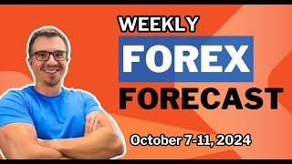 Weekly Forex Forecast For DXY, EURUSD, GBPUSD, USDJPY, and AUDUSD (October 7-11, 2024)