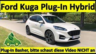 Ford Kuga Plug-In Hybrid Verbrauchstest mit leerer Batterie.