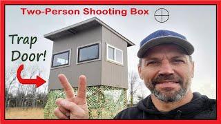 Two Person Deer Blind Video Tour (5 x 8 - Elevated)