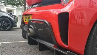 Ferrari 488 Pista 2019 - Start Up exhaust sound - London